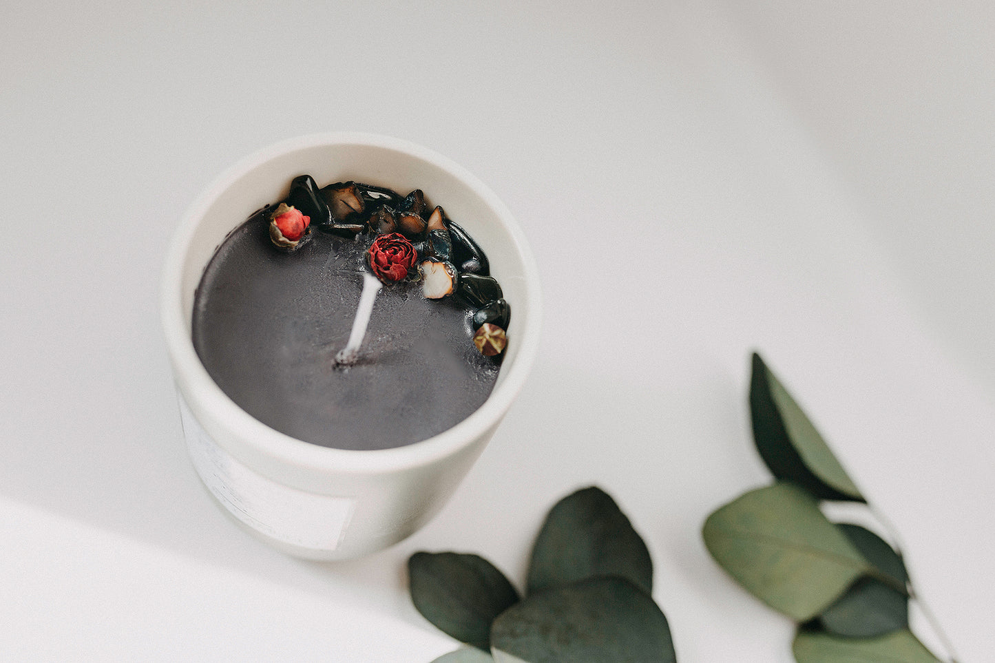 Obsidian Tobacco Handmade Intention Candle